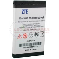 BATERIA CELULAR ZTE Li3708T42P3h553457 X175 F233 F600 F870 K80 D90 L391PJ