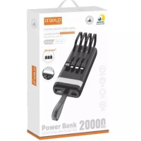 Carregador Portatil Power Bank Gold 20000mah Original