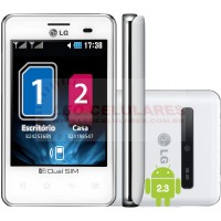 Smartphone LG Optimus L3 Dual E405 Branco Desbloqueado usado