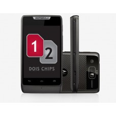 SMARTPHONE DUAL CHIP MOTOROLA RAZR D1 XT918 PRETO ANDROID 4.1 DESBLOQUEADO - CÂMERA 5MP, DUAL TV