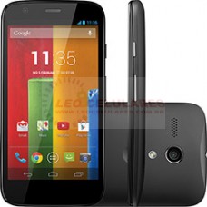 SMARTPHONE MOTO G DUAL CHIP DESBLOQUEADO PRETO 3G CÂMERA 5MP 8GB ANDROID 4.3 USADO