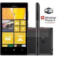 SMARTPHONE NOKIA LUMIA 720 PRETO DESBLOQUEADO USADO