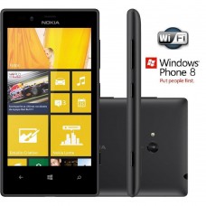 SMARTPHONE NOKIA LUMIA 720 PRETO DESBLOQUEADO USADO