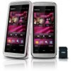 Nokia 5530 Touch screen Wi-Fi Câmera 3.2MP Rádio FM Bluetooth Cartão 4GB Branco com Rosa USADO