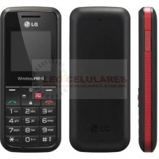 CELULAR LG GS107b DESBLOQUEADO PRETO COM VERMELHO