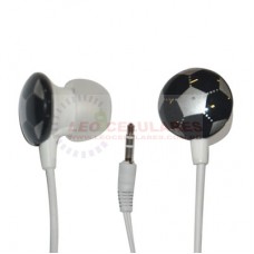 FONE MP3 PLUG P2 3,5MM MODELO BOLA DE FOTEBOL