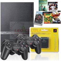 Playstation 2 Slim Destravado 2 Controle MEMORI CARD 5 JOGOS