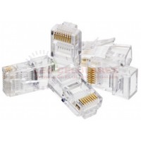 CONECTOR RJ-45 CAIXA COM 100 UNIDADES