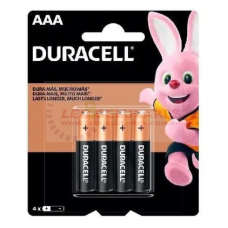 Pilha Alcalina 1,5v AAA Duracell MN2400 4 Unidades