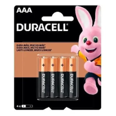 Pilha Alcalina 1,5v AAA Duracell MN2400 4 Unidades