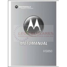 MANUAL DE USUARIO MOTOROLA HS850 USADO