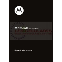 MANUAL DE USUARIO MOTOROLA EX112/EX115 USADO