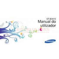 MANUAL DO USUARIO SAMSUNG B3410 USADO