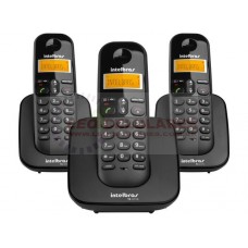 Telefone Sem Fio Intelbras TS 3113 + 2 Ramais com Identificador de Chamadas