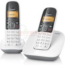 Telefone Sem Fio Duo A390 Identificador de chamadas, Agenda, Teclado luminoso, BRANCO - Gigaset