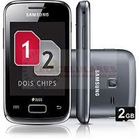 SAMSUNG GALAXY Y DUOS S6102 DUAL CHIP, ANDROID 2.3, WI-FI, 3G, GPS, 3.2MP USADO