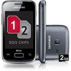 SAMSUNG GALAXY Y DUOS S6102 DUAL CHIP, ANDROID 2.3, WI-FI, 3G, GPS, 3.2MP USADO
