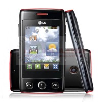 CELULAR LG T300 PRETO E VERMELHO FONE BLUETOOTH E CARTÃO 1GB