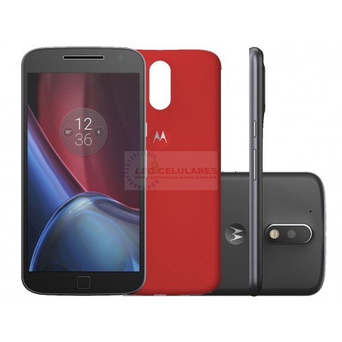Smartphone Motorola Moto G4 Plus XT1640 Preto Dual Chip 32GB Android  Marshmallow 4G Wi-Fi Câmera 16 MP