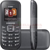 CELULAR SAMSUNG GT-E1207 TRÊS CHIPS