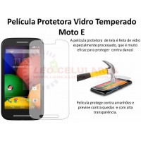 PELÍCULA PROTETORA DE TELA VIDRO TEMPERADO MOTOROLA MOTO E XT1021/XT1022/XT1025