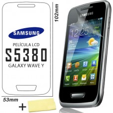 PELÍCULA PROTETORA DE TELA SAMSUNG GALAXY WAVE Y S5380 ESPELHADA