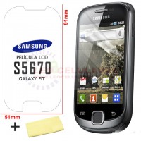 PELÍCULA PROTETORA DE TELA SAMSUNG S5670 GALAXY FIT FOSCA