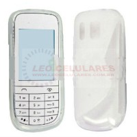 CAPA SILICONE NOKIA ASHA 202/2020 FOSCO 3D TRANSPARENTE